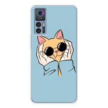 Чехол на ТСЛ 30 с Котами (VPrint) (Котик в очках)