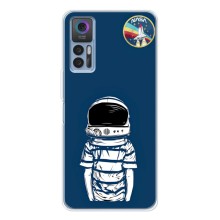 Чехол NASA для TCL 30 (AlphaPrint) (Мальчик в шлеме)