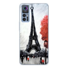 Чехол Эйфелева Башня для TCL 30 - (AlphaPrint) (Башня в Париже)