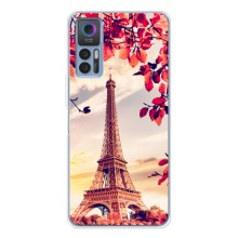 Чехол Эйфелева Башня для TCL 30 - (AlphaPrint) (Эйфелева Башня)