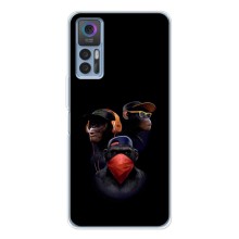 Чехол с Обезьянами TCL 30 - (AlphaPrint) (Три обезьяны)