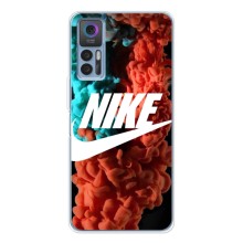 Чехол для TCL 30 - с принтом Найк (AlphaPrint) (Дымчатый найк)