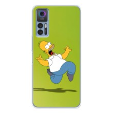 Чехол с Симпсонами для TCL 30 (VPrint) (Гомер Симпсон)