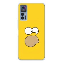 Чехол с Симпсонами для TCL 30 (VPrint) (Гомер)