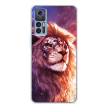 Чехол со Львом для TCL 30 (VPrint) (Красочный Лев)