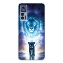 Чехол со Львом для TCL 30 (VPrint) (Маленький лев)