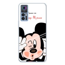 Эксклюзивный чехол для TCL 30 (AlphaPrint - Мультяшные) (Маус Микки)