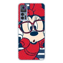 Эксклюзивный чехол для TCL 30 (AlphaPrint - Мультяшные) (Маус в очках)