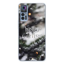 Новогодние, Праздничные Чехлы для TCL 30 - 2024 год (Hello winter)