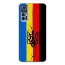 Украинские Чехлы для TCL 30 с картинкой УПА (AlphaPrint) (Флаг УПА)