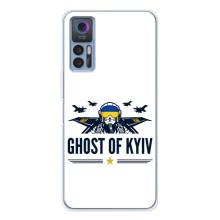 Защитные чехлы (Призрак Киева) для TCL 30 (AlphaPrint) (GHOST of Kyiv)