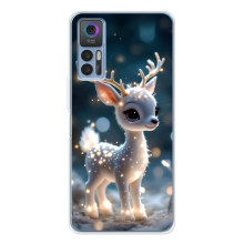 Яркий чехол для TCL 30 с Зимними Оленятами – Блистающий оленёнок