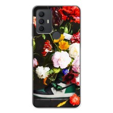 Бренднові Чохли для TCL 306 - (PREMIUMPrint) (Nike цветы)