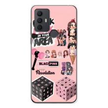 Чехлы с картинкой для TCL 306 – BLACK PINK коллаж