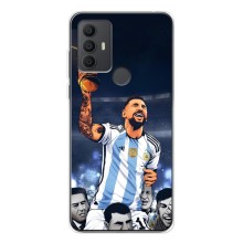 Чохли для TCL 306 (Leo чемпіон) (AlphaPrint) (Мессі з кубком)