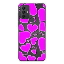 Чехлы для любимой на 306 (VPrint) (Pink hearts)