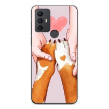 Чохли з собаками для TCL 306 (VPrint) (Любовь до собак)