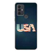 Чохол Прапор USA для TCL 306 – USA