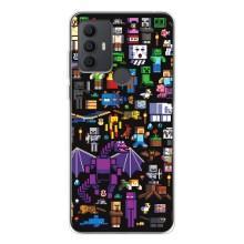 Чехол майнкрафт для TCL 306 – Все персонажи