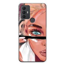 Чохол з друком для TCL 306 - (Мода) (AlphaPrint) (Макіяж)