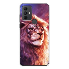 Чохол з картинкою ЛЕВ для TCL 306 (VPrint) (Красочний Лев)