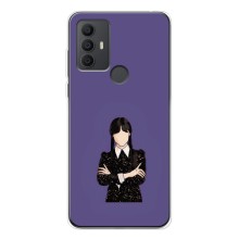 Чохли Венсдей на TCL 306 Уенсдей (AlphaPrint) (Венздей у чорному)