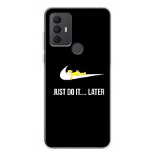 Чехол с логотипом Найк на TCL 306 – Nike just do it