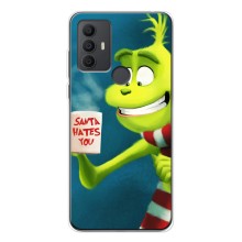 Різдвяні Чохли для TCL 306 (VPrint) (Зелений Грінч)