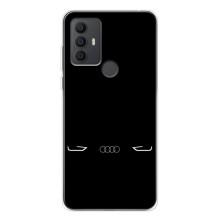 Силиконовый бампер с картинкой машины на TCL 306 – Силует Audi