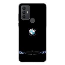 Силиконовый бампер с картинкой машины на TCL 306 – Черный BMW