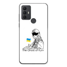 Захисні чохли (Призрак Киева) для TCL 306 (AlphaPrint) (Льотчик Києва)