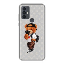 Бренднові Чохли для TCL 30E - (PREMIUMPrint) (Ведмедик Луі)