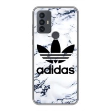 Чохли Адидас для TCL 30E (AlphaPrint) (Адідас на мраморі)