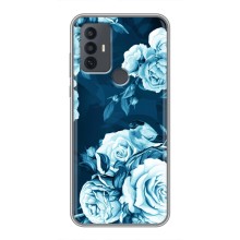 Чехлы (ART) Цветы на TCL 30E (VPrint) (Блактині бутони)