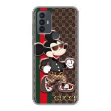 Чехлы Бренд GUCCI для TCL 30E – Маус Гуччи