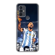 Чохли для TCL 30E (Leo чемпіон) (AlphaPrint) (Мессі з кубком)