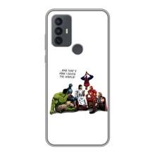 Чехлы для TCL 30E (Для Христиан) – Иисус супергерой