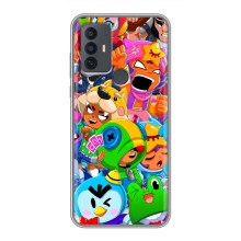Чехлы Brawl Stars для TCL 30E (AlphaPrint) (Герої Бравл Старс)