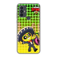 Чехлы Brawl Stars для TCL 30E (AlphaPrint) (Поко в самбреро)