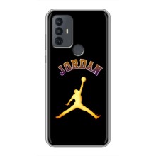 Чохли для TCL 30E - з картинкою JORDAN (AlphaPrint) (Jordan Gold)