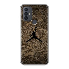 Чехлы для TCL 30E - с картинкой JORDAN (AlphaPrint)