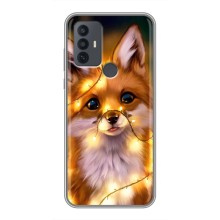 Чохли з картинкою Лисичка для TCL 30E (VPrint) (Лисичка в гірляндах)