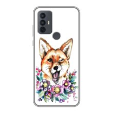 Чохли з картинкою Лисичка для TCL 30E (VPrint) (Весела лисичка)