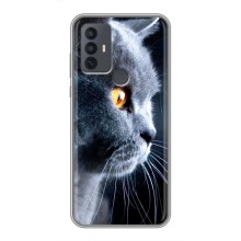Чохли з Котиками для TCL 30E (VPrint) (Сірий Кіт)