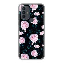 Чехлы с принтом Розочки для TCL 30E – Чайные розы