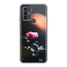 Чехлы с принтом Розочки для TCL 30E – Цветок ночной