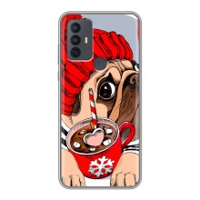 Чохли з собаками для TCL 30E (VPrint) (Песик в шапці)