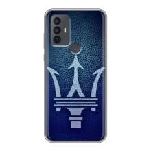 Чехлы с тематикой "Крутые машины" на TCL 30E – Лого Maserati