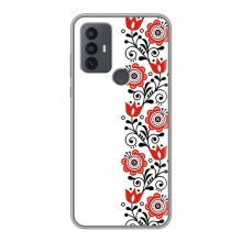 Чохол для Патріота України TCL 30E - (AlphaPrint) (Яскрава вишиванка)