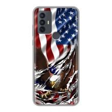 Чехол Флаг USA для TCL 30E – Флаг USA